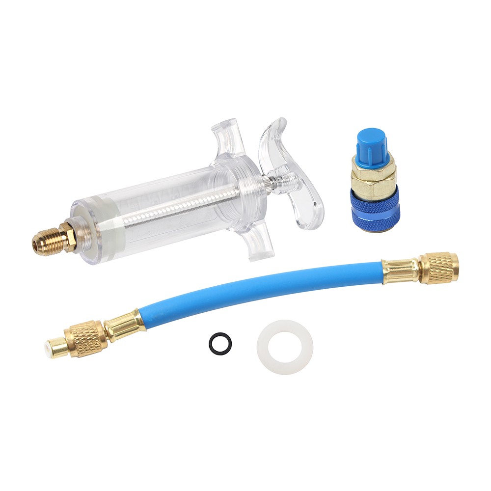 Universal Car AC Oil Dye Injectors Kit 30ml HVAC Manual Compressor Pack of 1