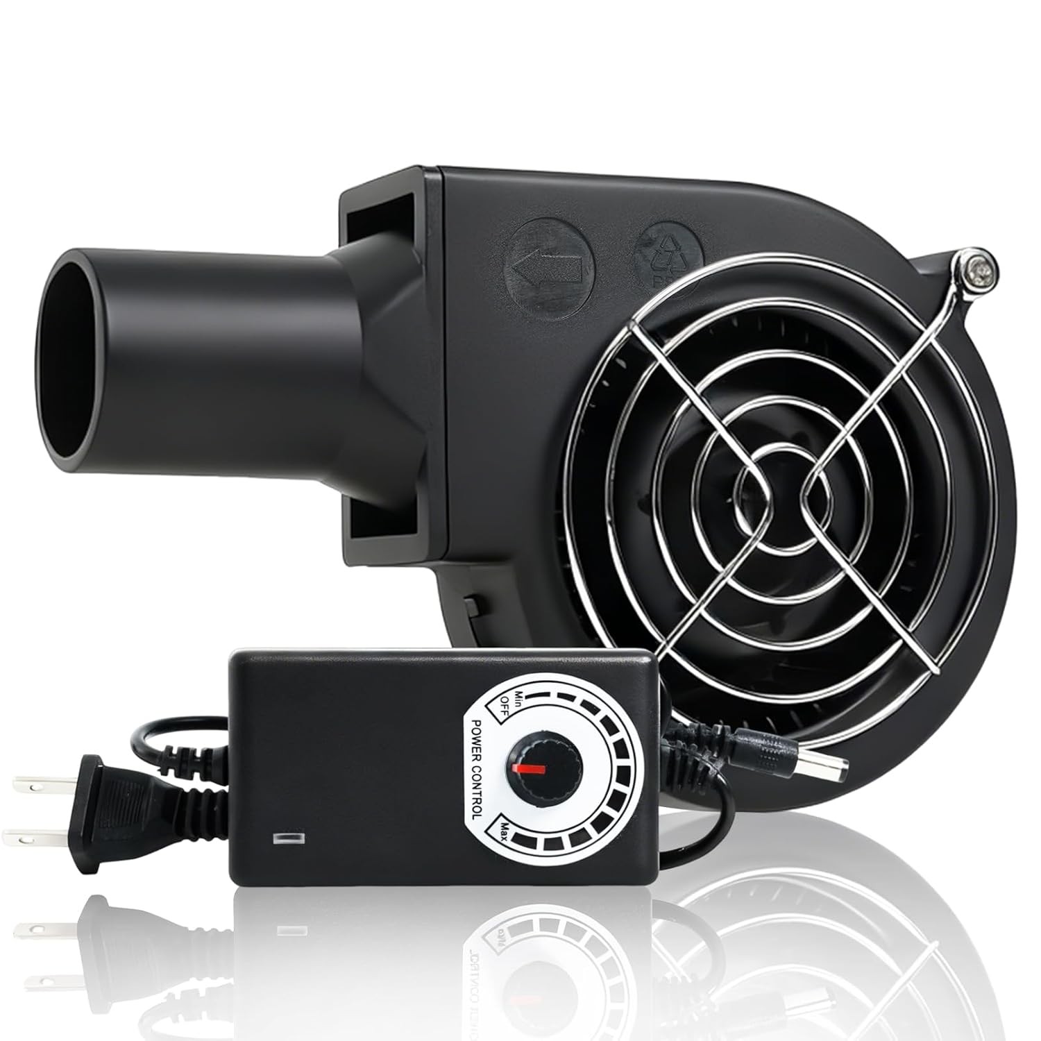 Adjustable Blower Fan For BBQ Heater Blower Air Blower Camping Cooking Portable