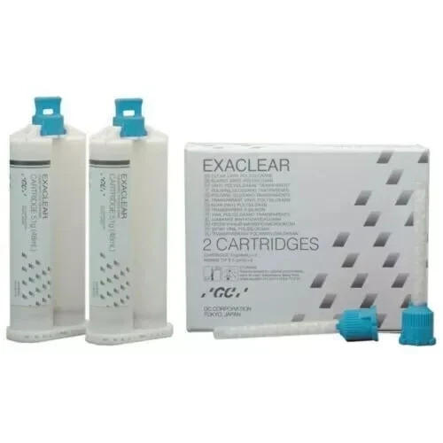 GC Exaclear Clear Vinyl Polysiloxane VPS Bite Registration (2x48ml) Free II Ship