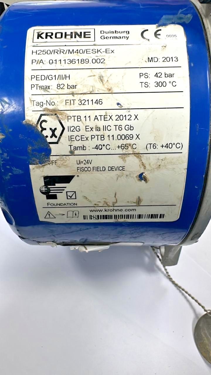 KROHNE H250/RR/M40/ESK-Ex Variable area flowmeter for liquids and gases