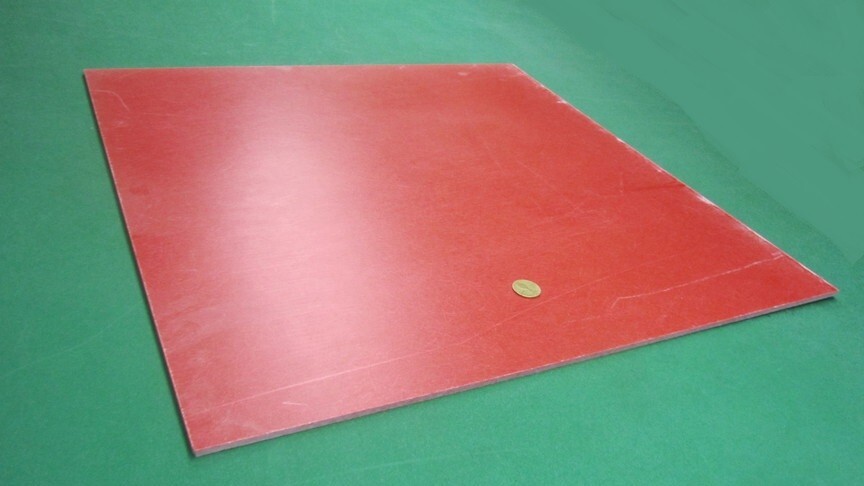 GPO3 Electrical Red Fiberglass Sheet 1/4″ Thick x 24.0″ Wide x 24.0″ Long