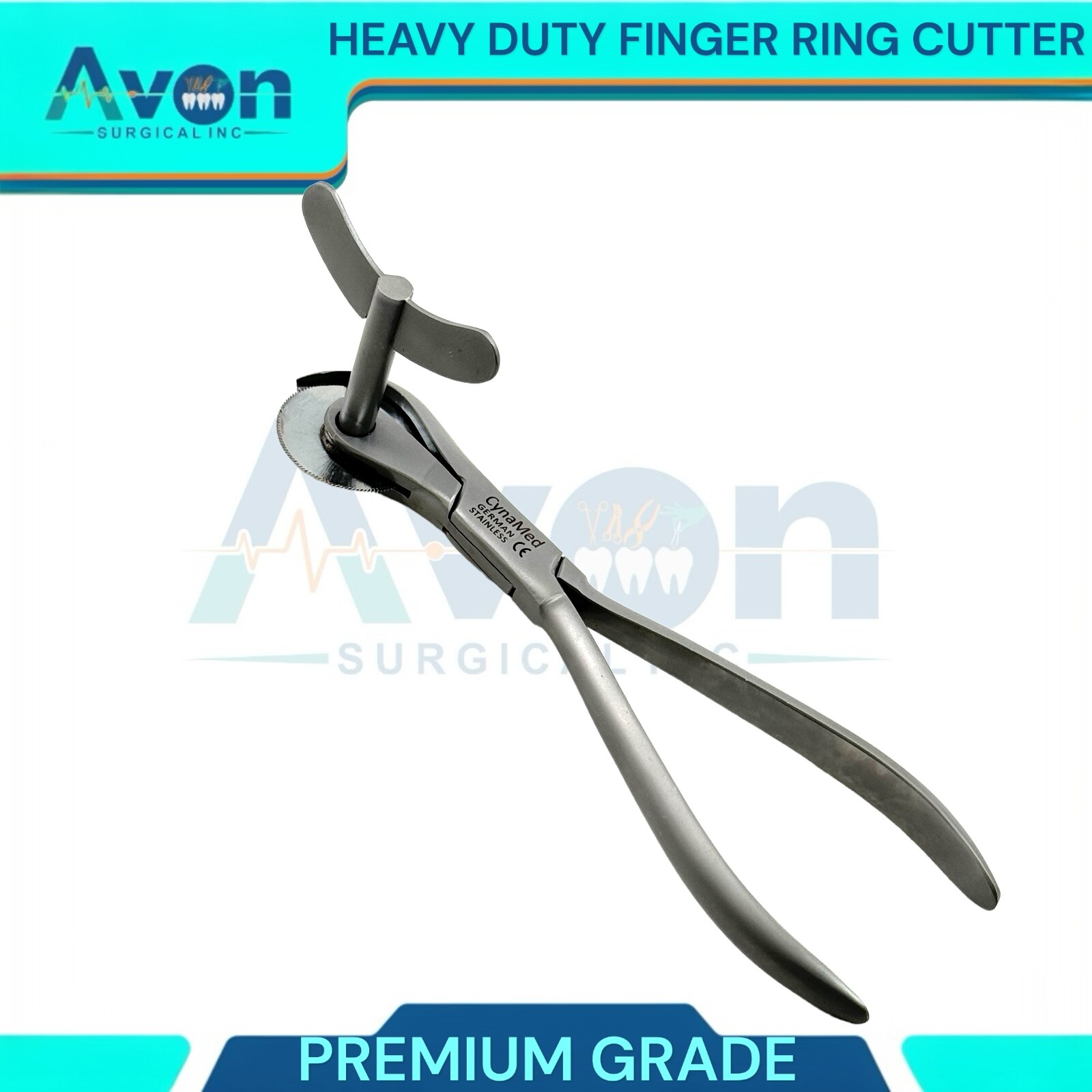 6In Finger Ring Cutters with Lever Guard | First Aid, Fire Rescue, Jeweler Ring