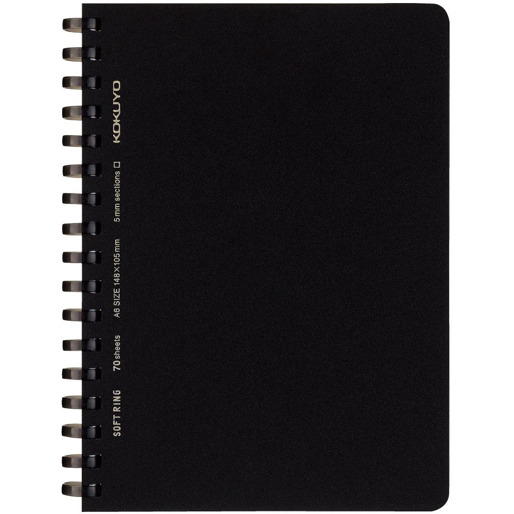 Kokuyo Spiral Graph Notebook, 5.8” X 4.1” Business Office_product