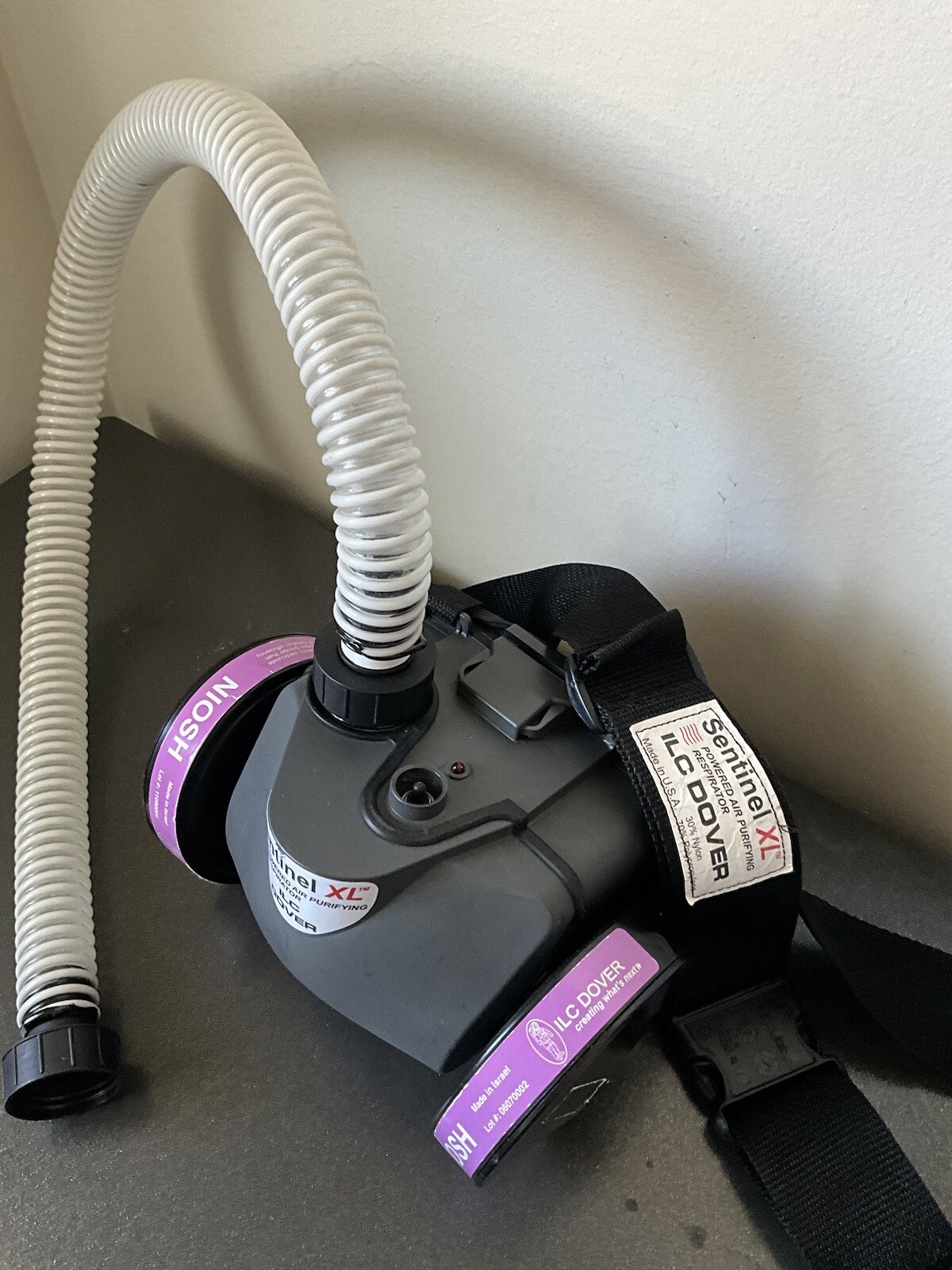 ILC DOVER S-4002 SENTINEL XL POWERED AIR PURIFYING RESPIRATOR ( AS SHOWN )