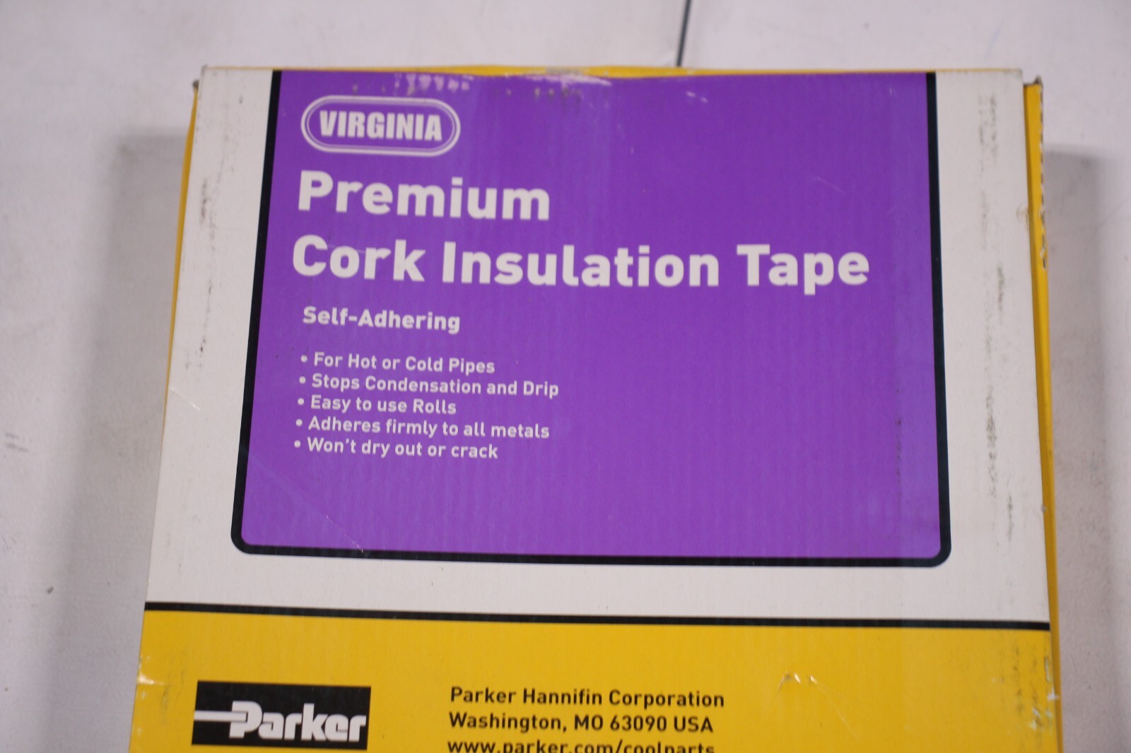 Parker Virginia Premium Cork Insulation Tape 1/8″ x 2″ 30′ PT-1 475291