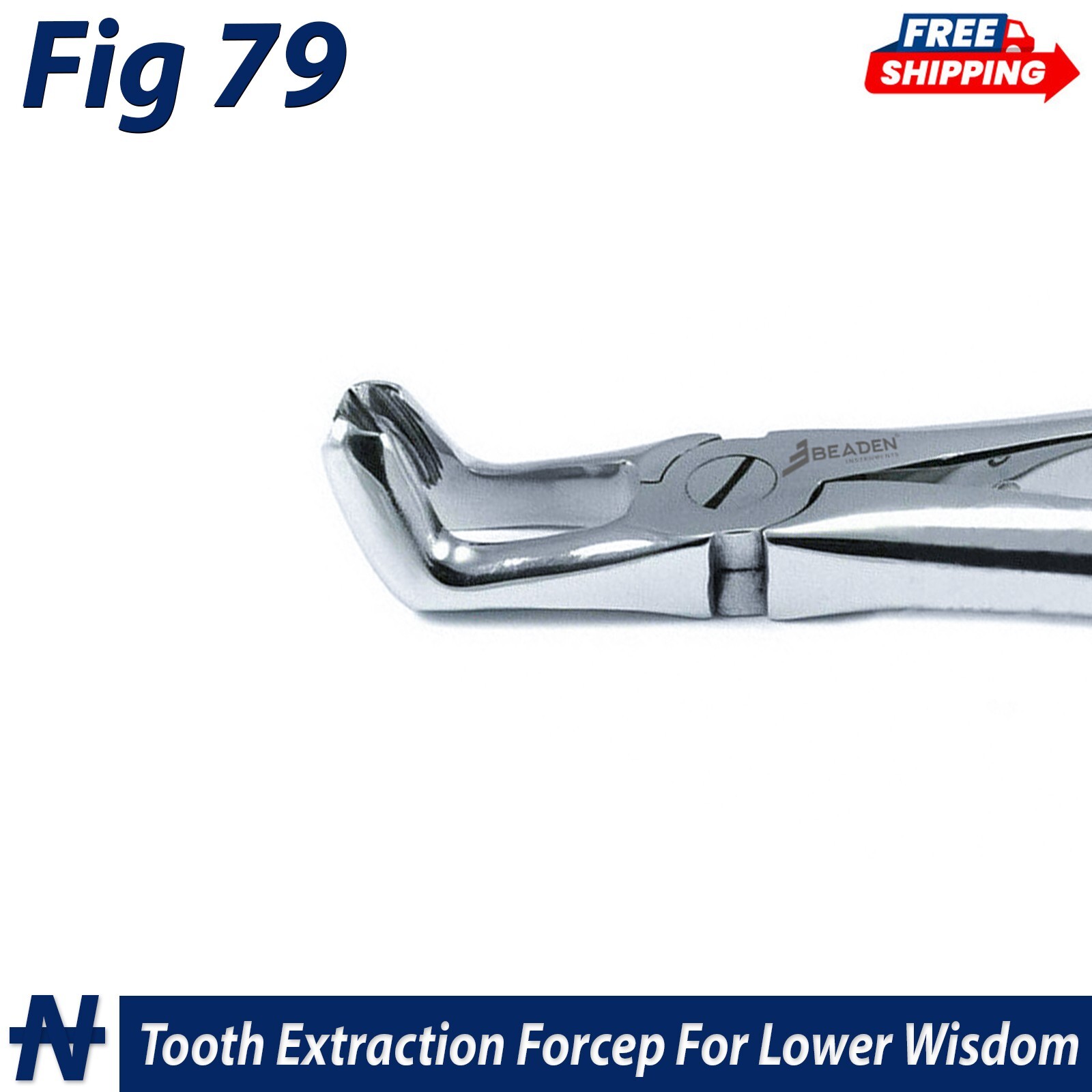 Dental Tooth Extracting Forceps Fig 79 Lower Molar Wisdom Extraction Instruments