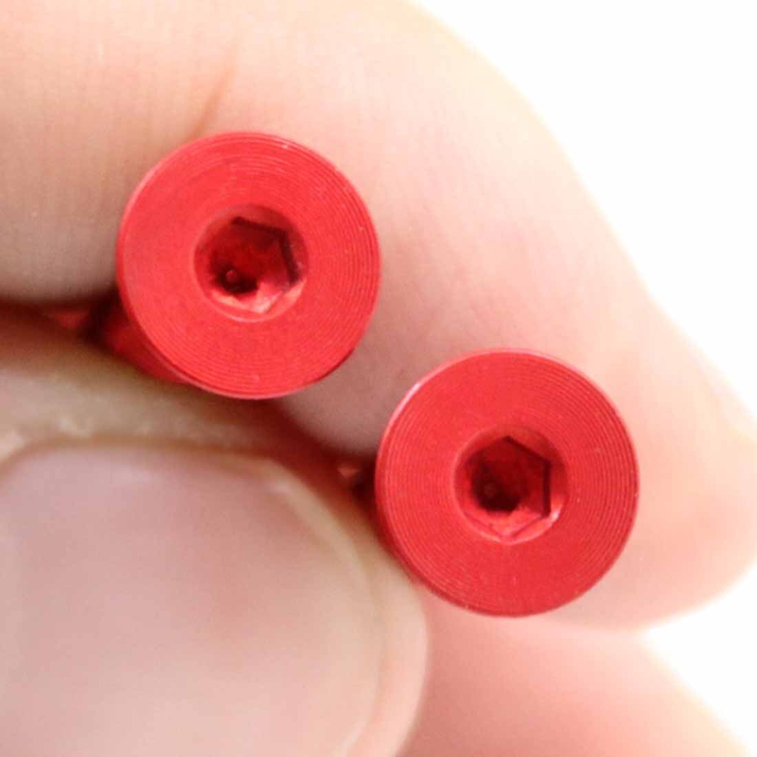 M2 2mm Aluminium Alloy Hex Socket Countersunk Flat Head Screw DIY Model fittings