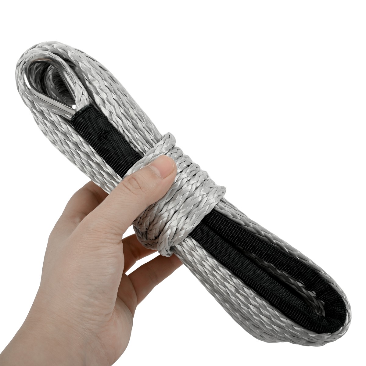 1/4″ 50″ 10000LBS Synthetic Winch Rope Line Recovery Cable SUV ATV UTV w/ Sheath