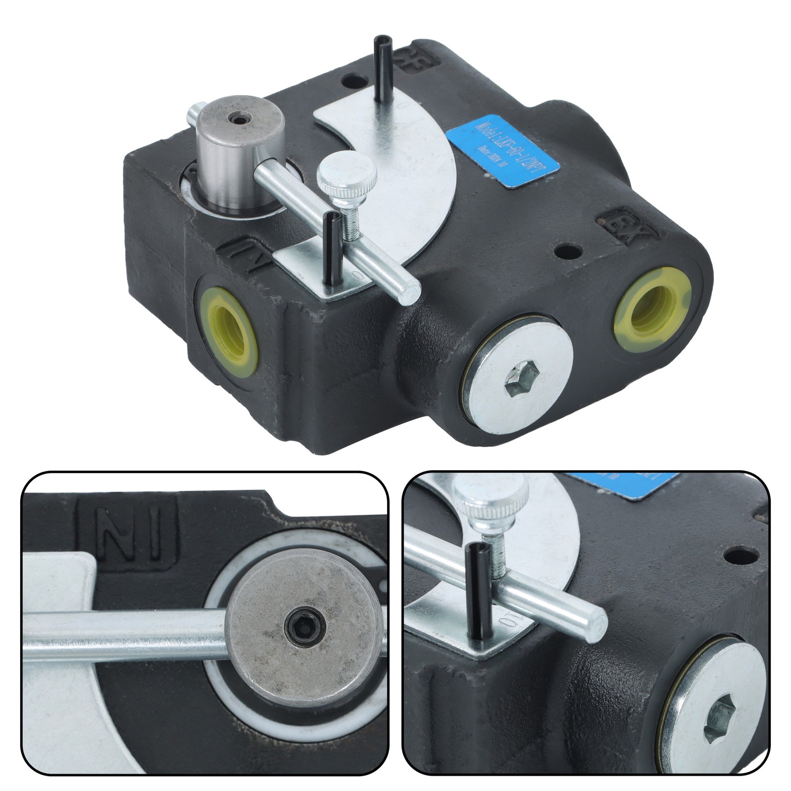 Hydraulic Adjustable Variable Flow Control Valve 0-30GPM 1/2”NPT FC51 Side-Port