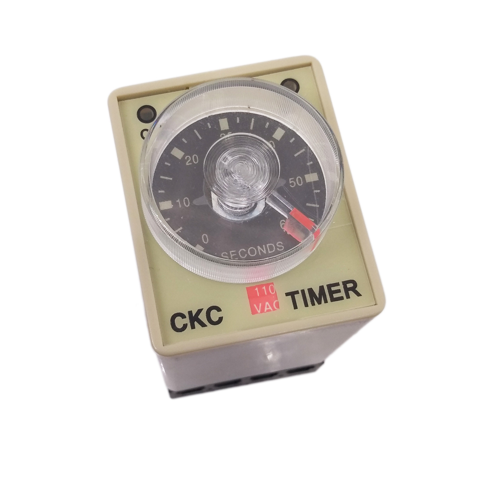 US Stock AH3-3 0-60 Second 8 Pin Housing Delay Timer Time Relay 110VAC + Base