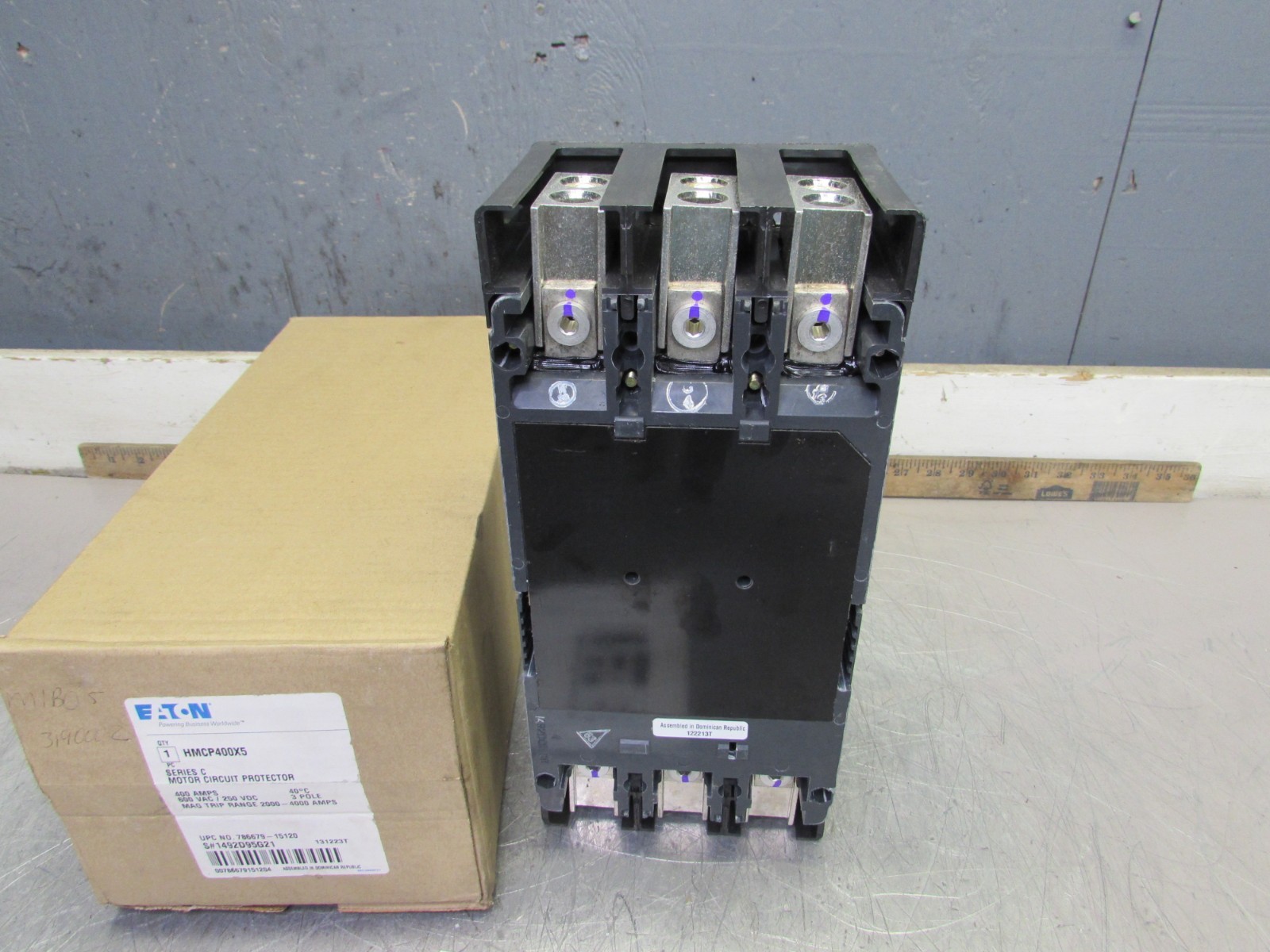 New! Eaton HMCP400X5 , Circuit Breaker, 3P/400A/600Vac/250Vdc, NIB! MAKE OFFER!