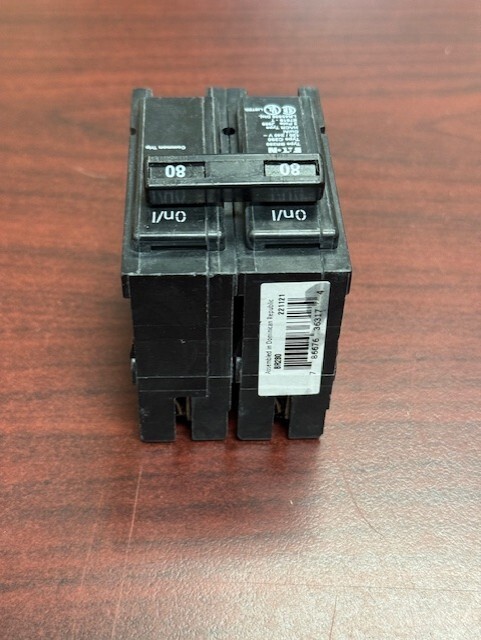 EATON Cutler Hammer BR280 2Pole 80Amp 120/240Volt Plug-In Circuit Breaker NEW