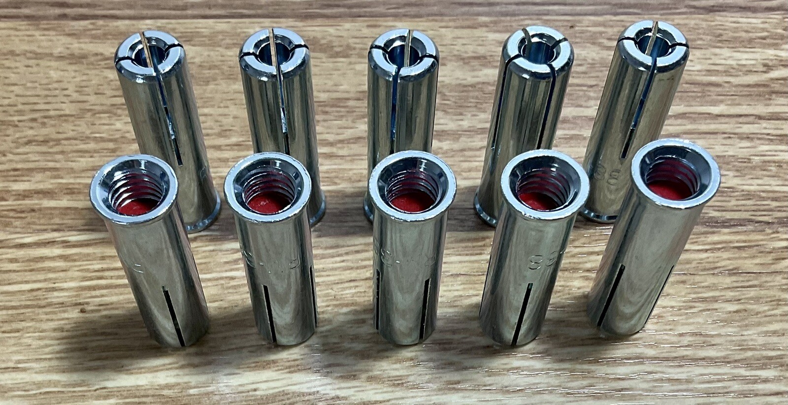 RED HEAD 3/8”Drop In Anchor RM-38 *Lot of 10* *Fast Shipping*