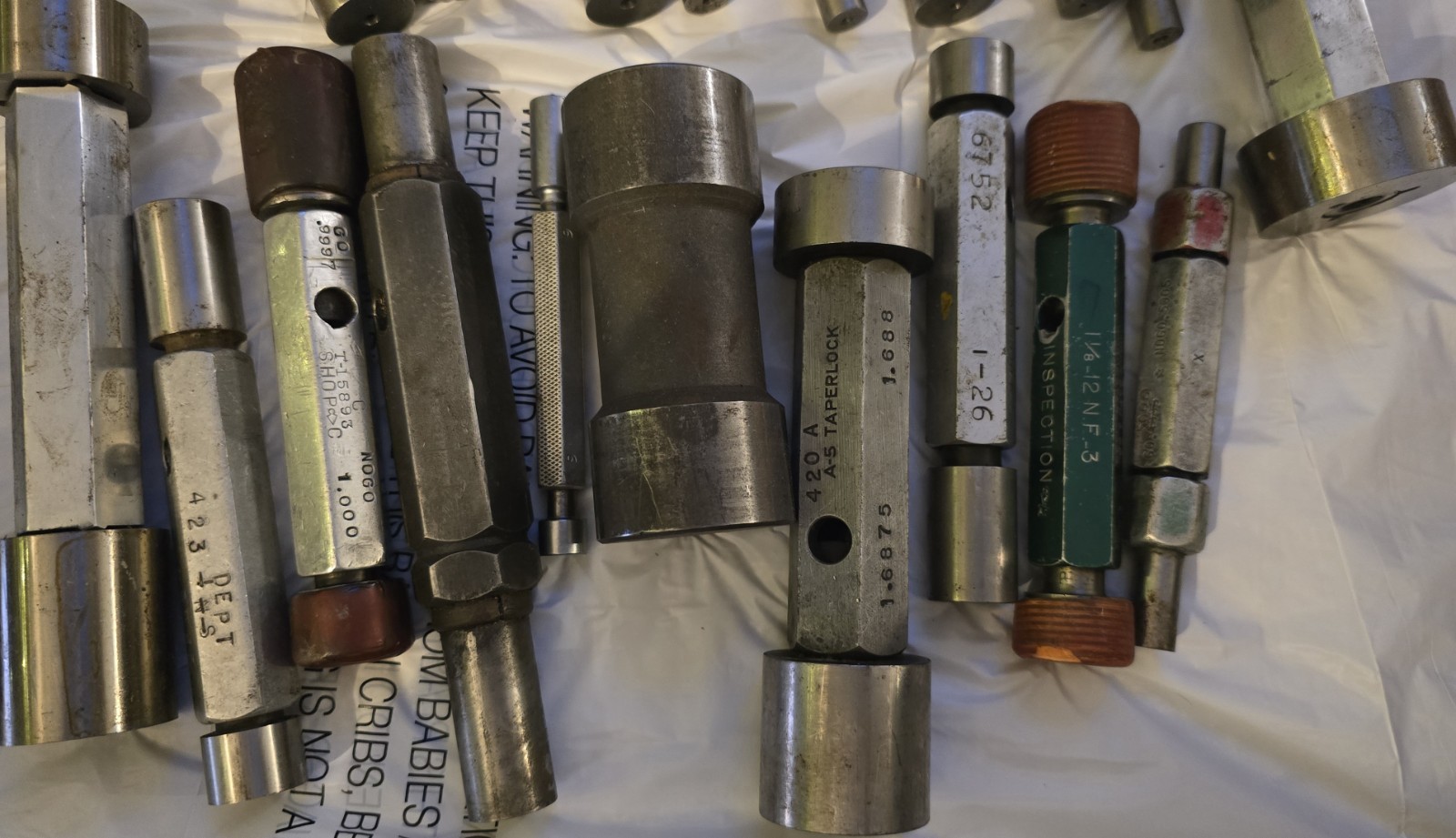 Lot of 27 CL Z PIN PLUG GAGE GO NO GO Mostly .5 to 1 inch FREE SHIP 260115