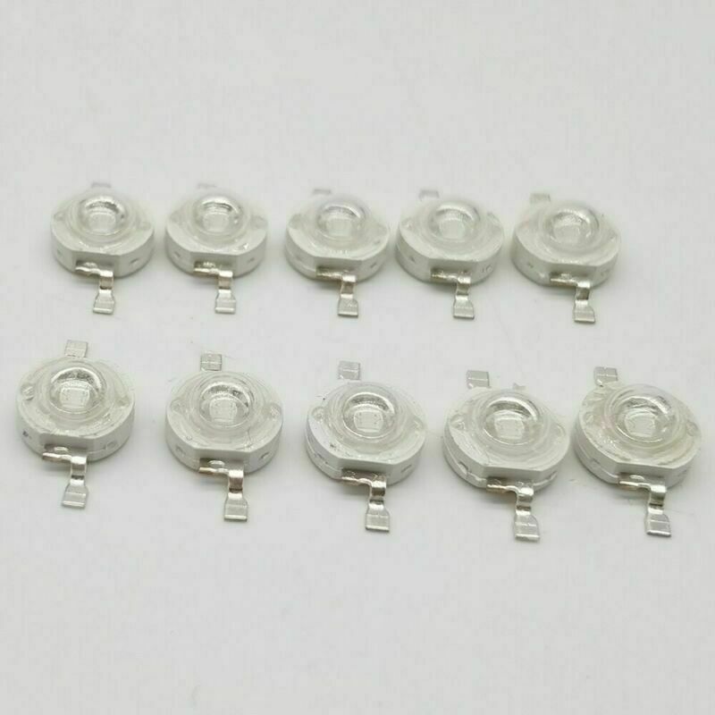 3W UV Purple LED 365nm 375nm 380nm 385nm 395nm 405nm 410nm 420nm NO PCB