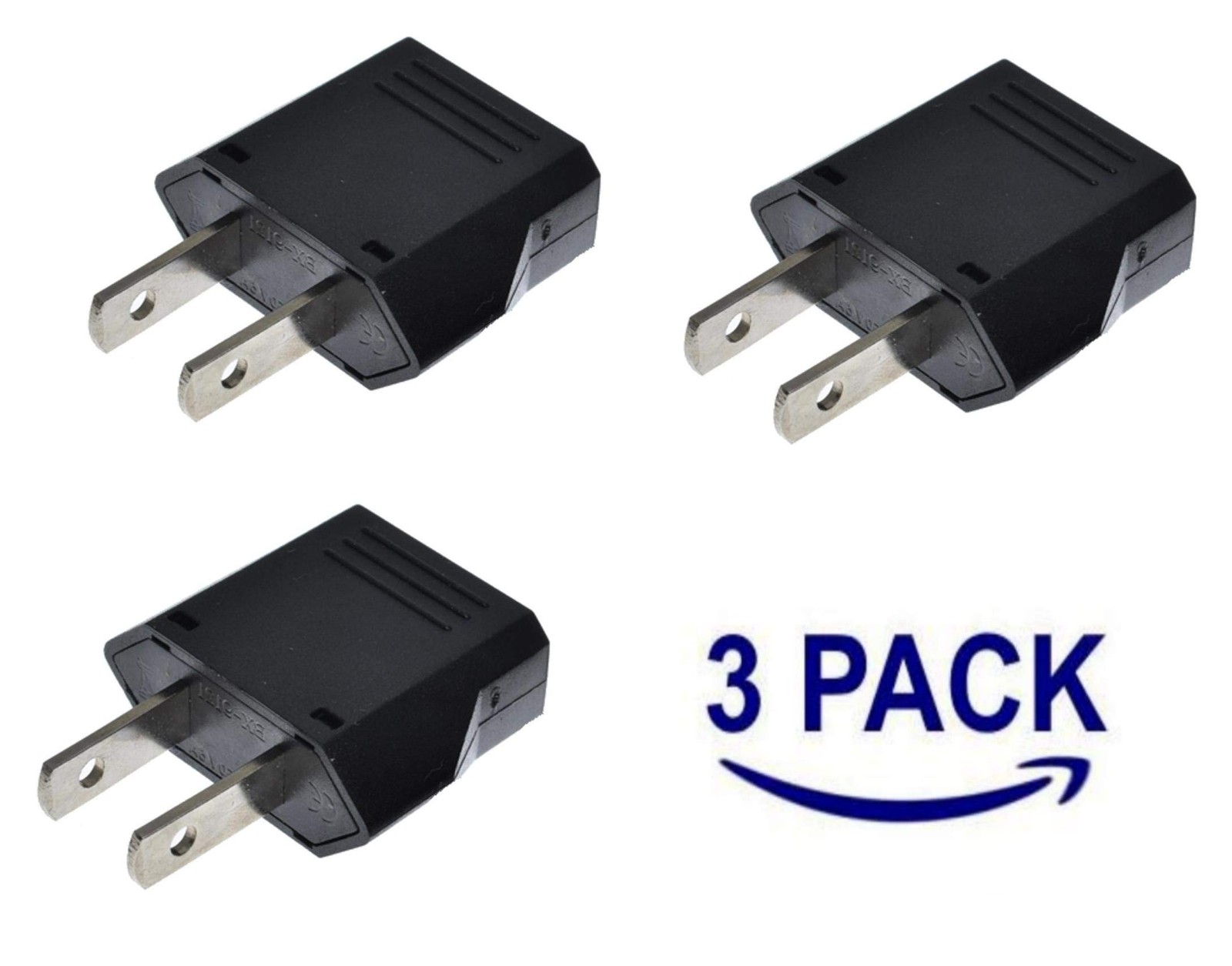 European to US Plug Adapter (3 Packs), Australia China Italy Switzerland Euro…
