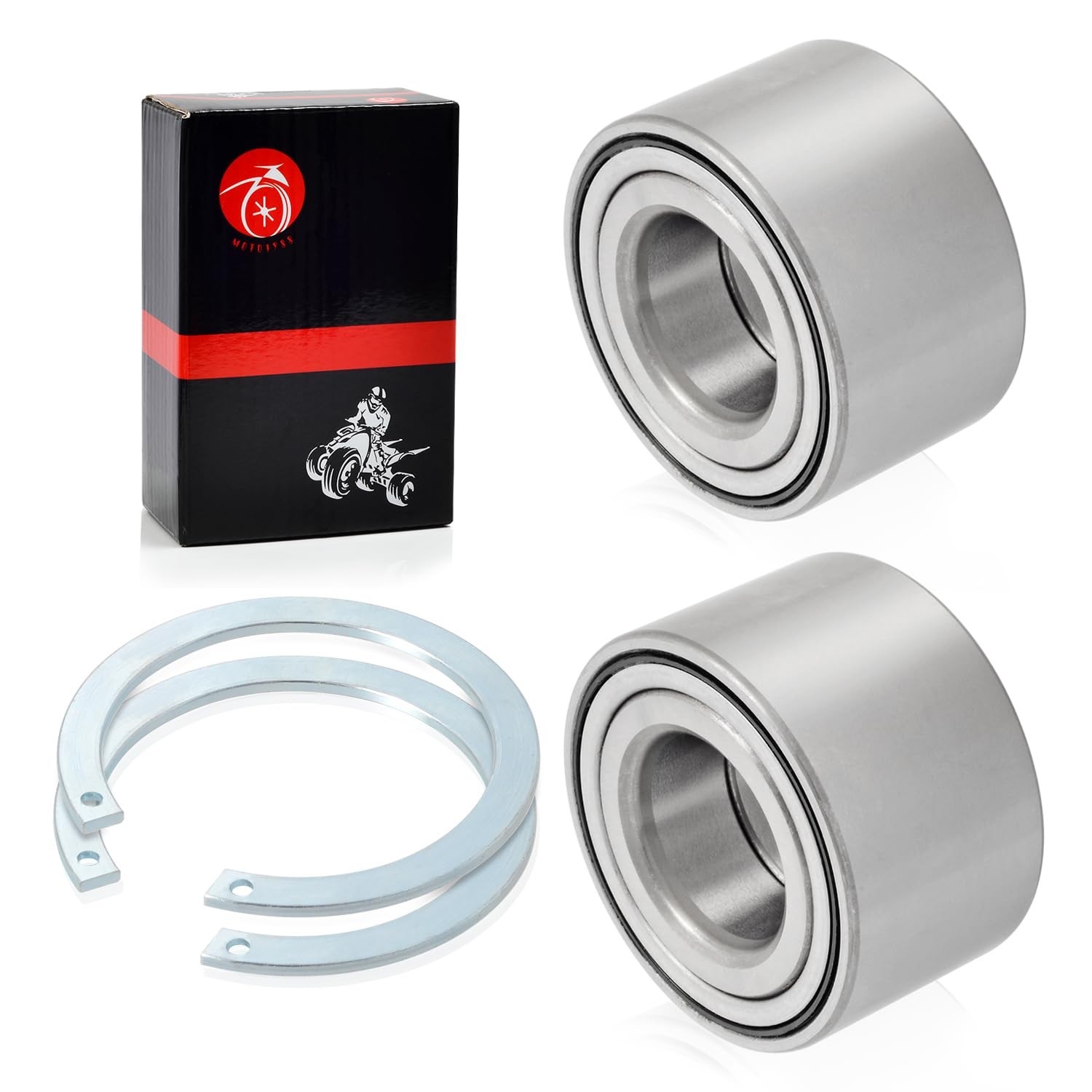 Front Wheel Bearings & Circlip for 420 TRX 500 520 2014-2024 91051-HR3-A21 27×55