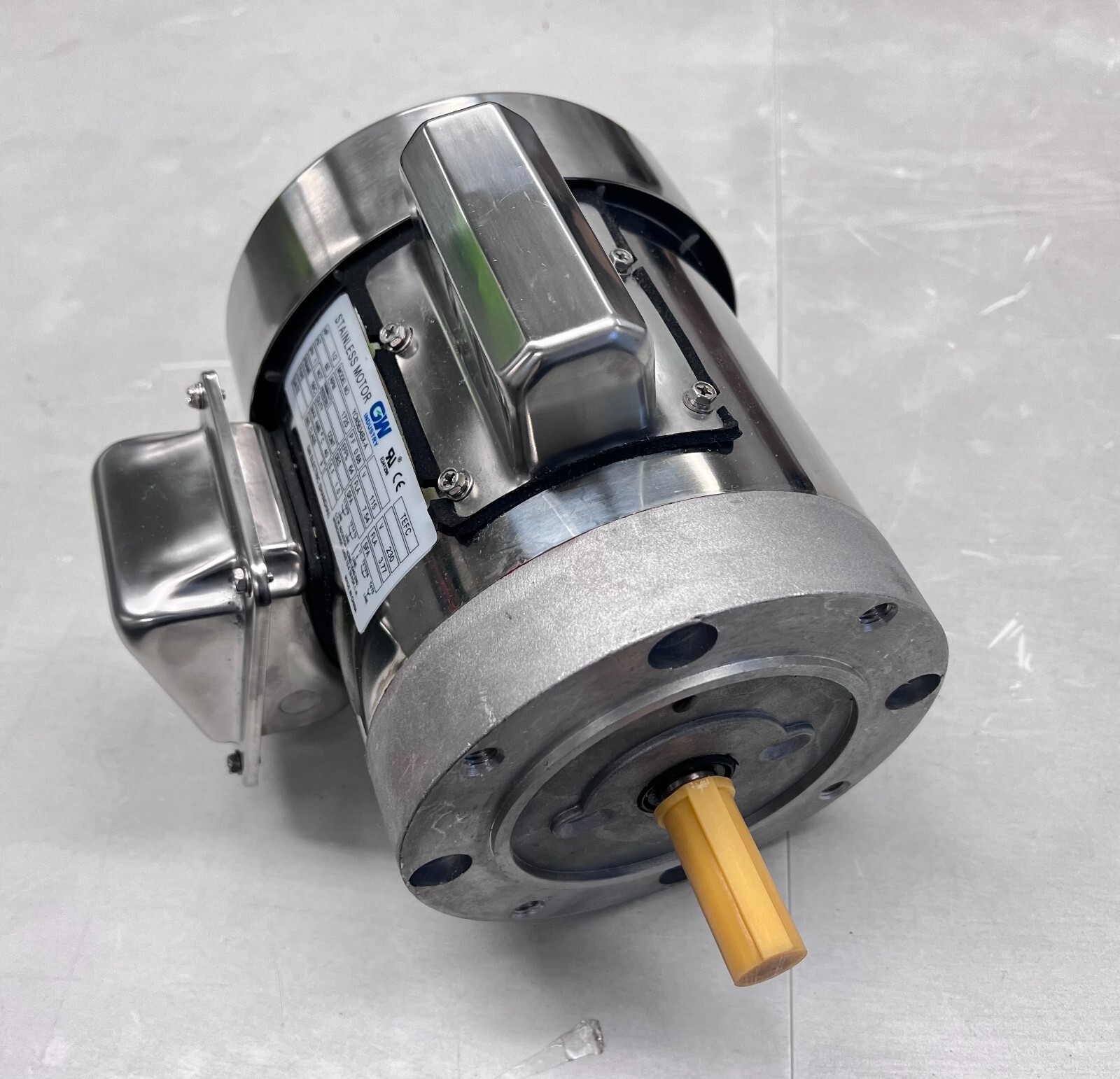 YCN5634BX 0.5 HP Stainless Steel Boat Lift Motor, 1725RPM, 115/230V, 56C no Base