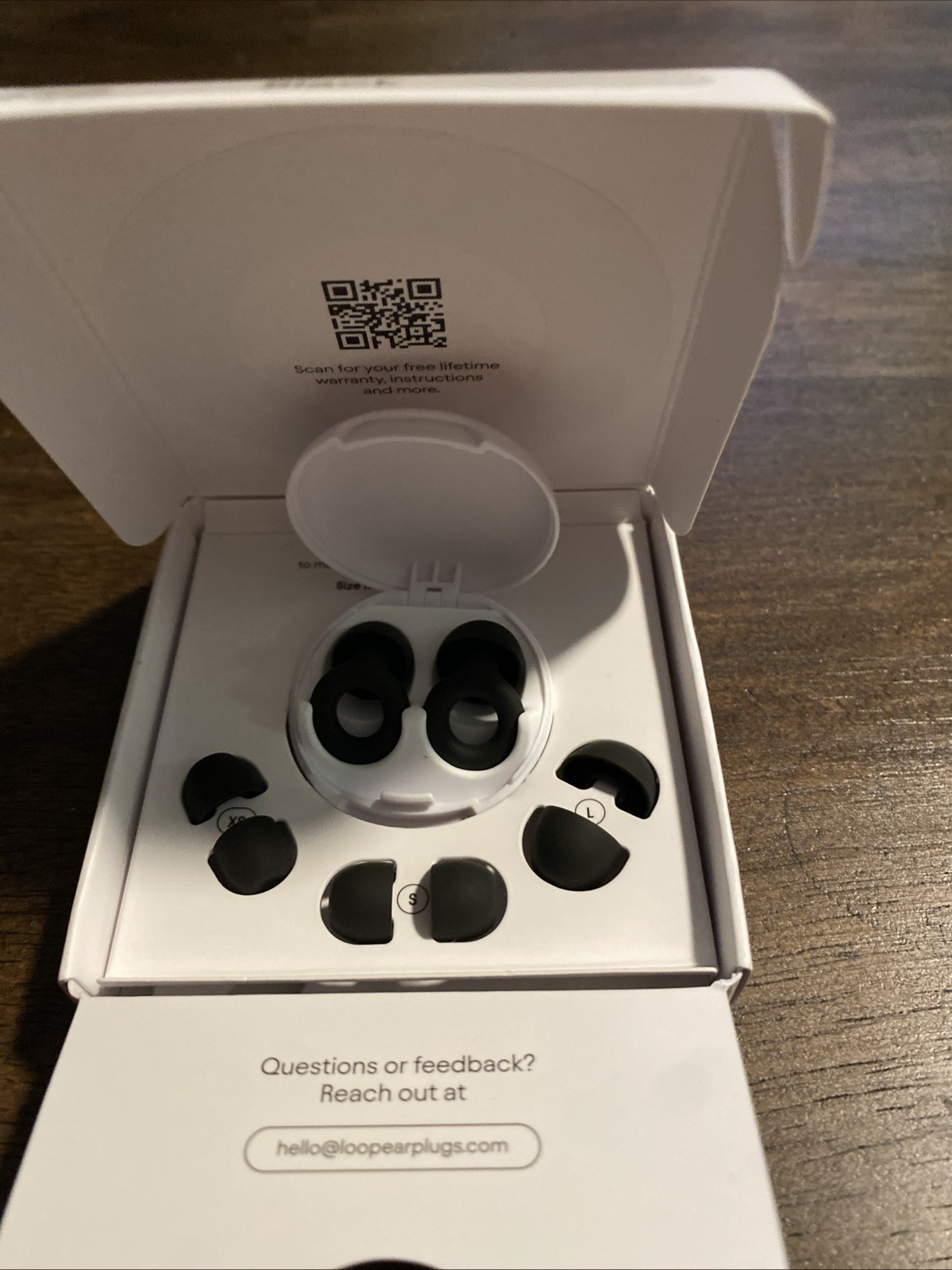 Loop Quiet 2 Earplugs for Noise Reduction Black – Open Box
