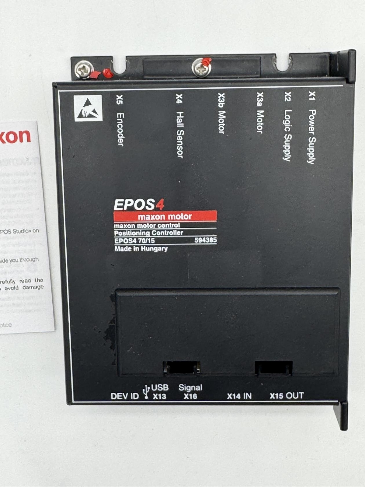 Maxon Motor EPOS4 70/15 Positioning Controller