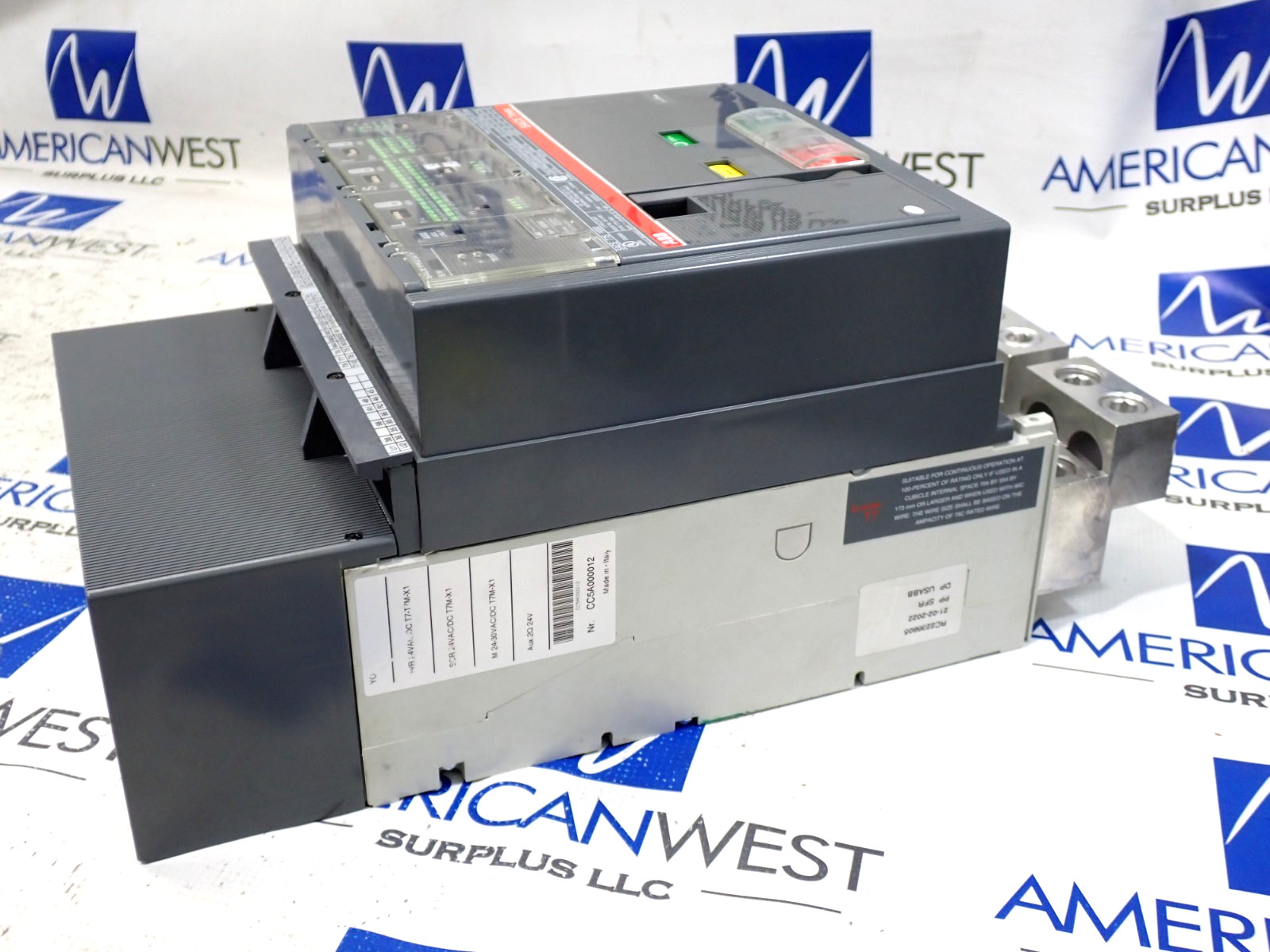 ABB T7S1000 T7S800 1000A 600V Frame Breaker 800A Rating Plug PR232/P LSI Trip