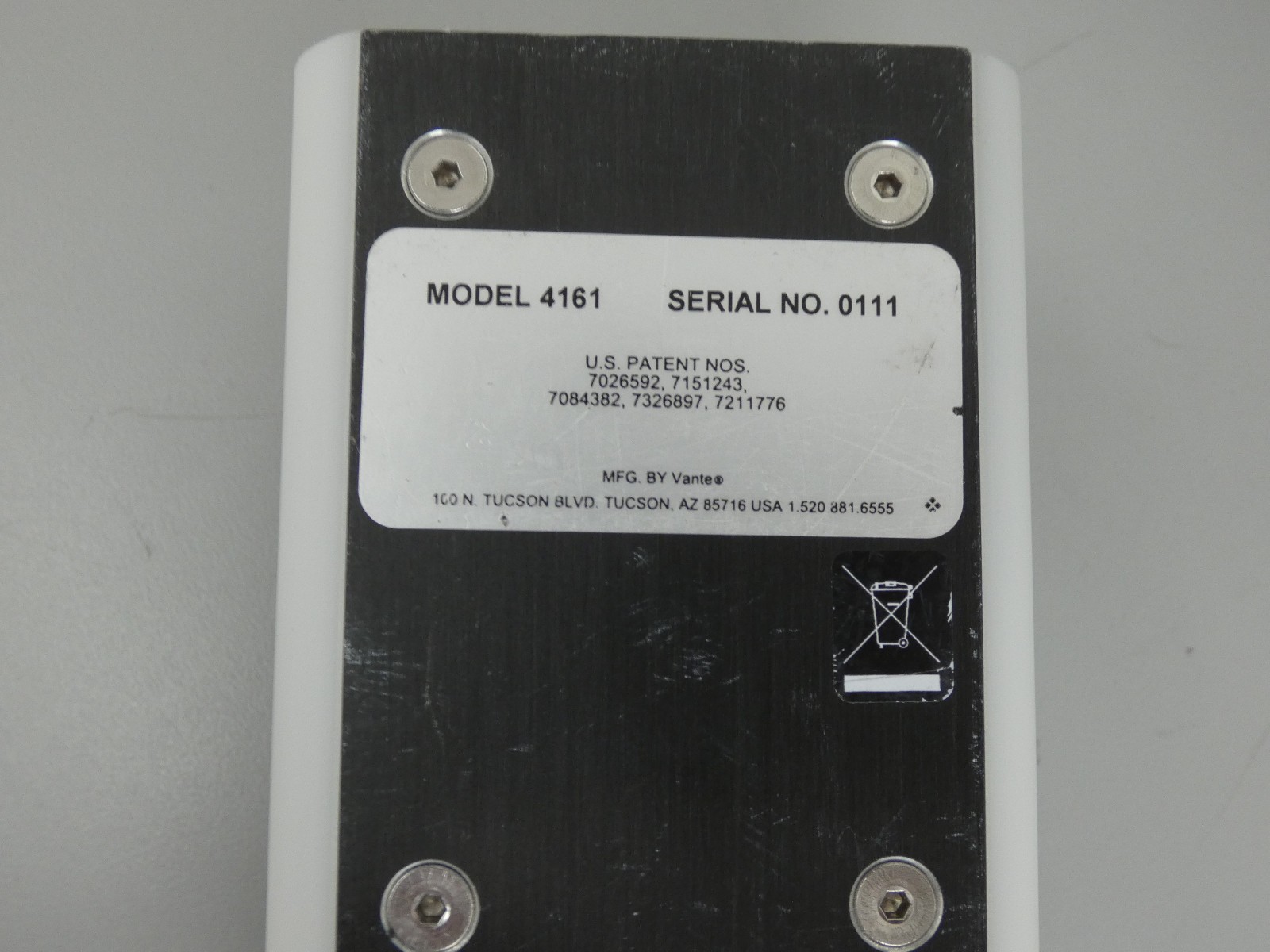 Vante 4160 Series TPE Tube Sealer w/ Sealing Head – Password unknown