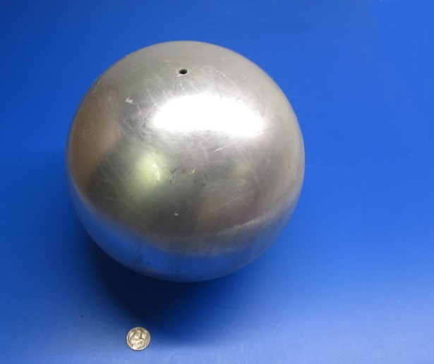 3003 Aluminum Hollow Sphere / Balls 8.00″ Diameter, 1 Pieces