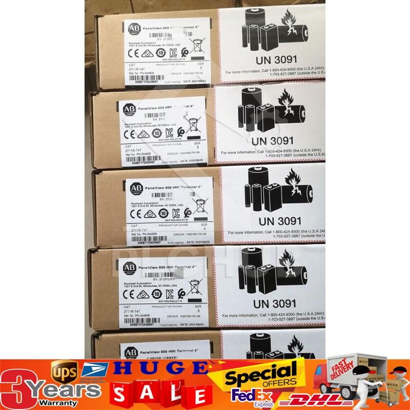 New Sealed AB 2711R-T4T PanelView 800 4-inch HMI Terminal 2711RT4T US Free Tax