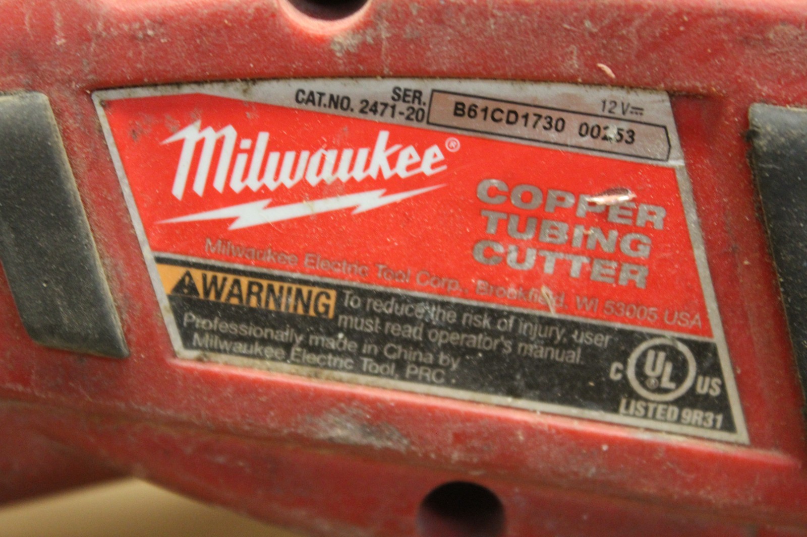 Milwaukee 2471-20 M12 Cordless Copper Tubing Cutter – TOOL ONLY AS IS