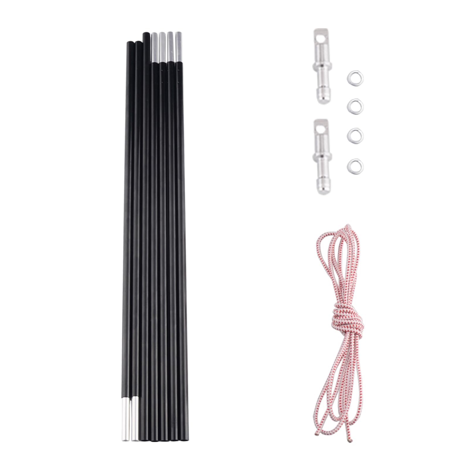 Aluminum Tent Poles Replacement Lightweight Repair Kit 7001 T6 Heated Alloy