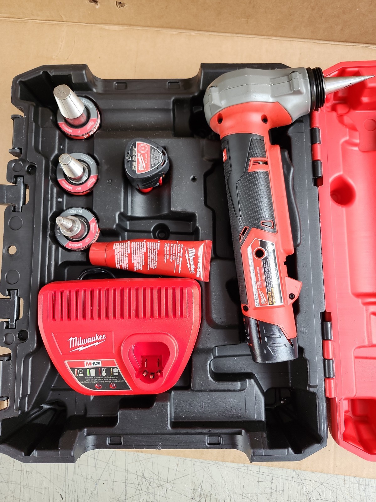 Milwaukee 2532-22 M12 FUEL ProPEX Expander Tool Kit 1/2″ to 1″ RAPID SEAL