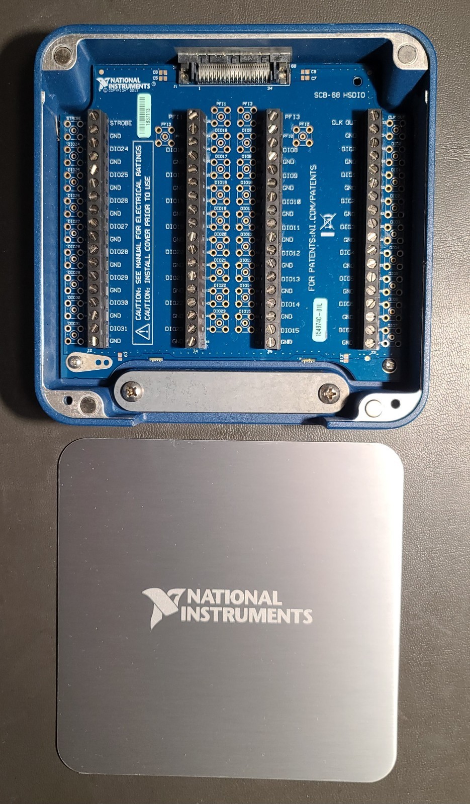 Unused National Instruments Shielded I/O Connector Block SCB-68 HSDIO (B641)