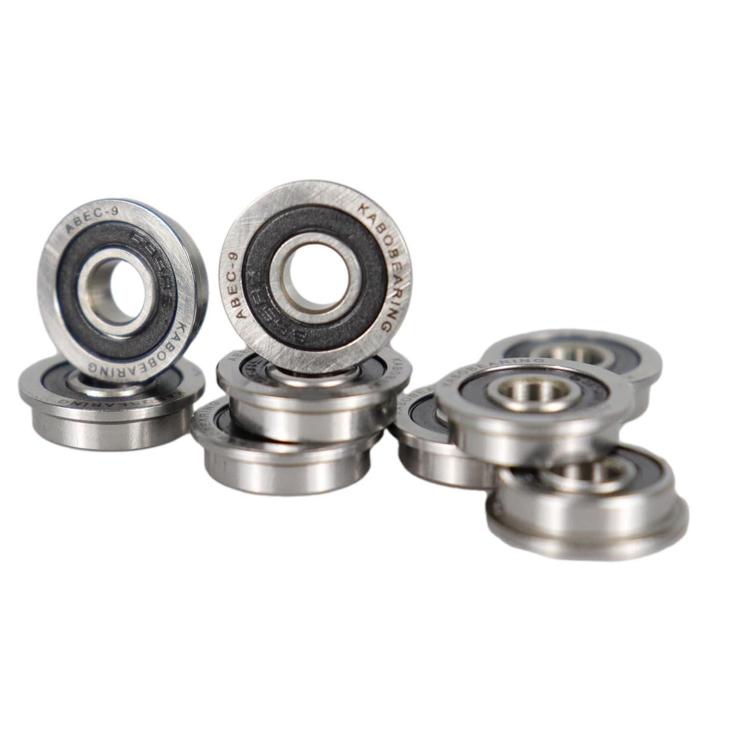 F695-2RS Flanged Ball Bearing ABEC-9 5X13X4Mm Double Rubber Sealed (Gcr15) Chrom