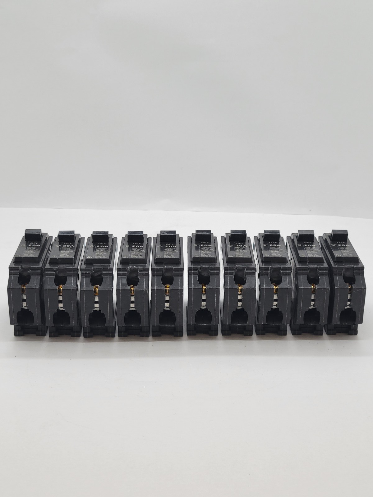10PC General Electric THQL1120 Plug-In Circuit Breaker 20A 1P 120/240V THQL