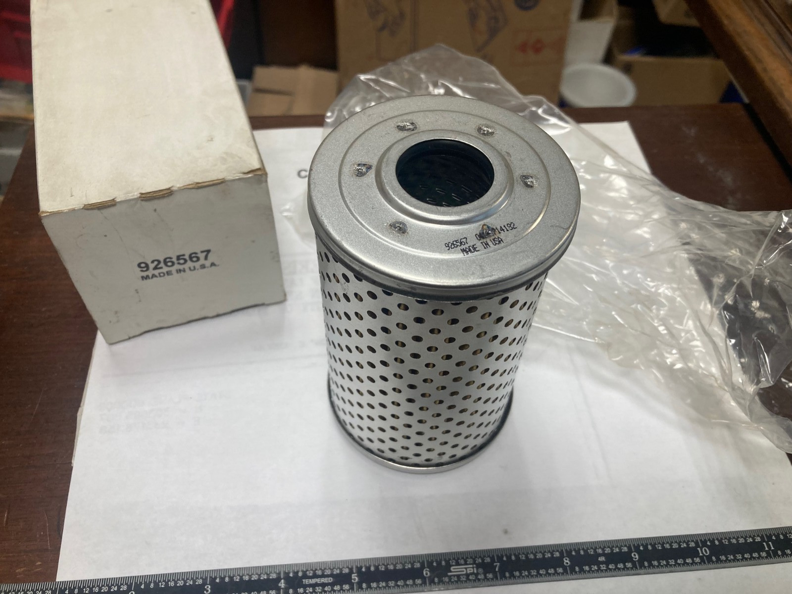 Unknown Brand 926567, Hydraulic Filter, Perhaps Parker