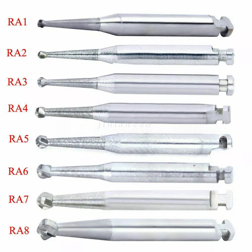 Dental Round Carbide Bur for Slow Speed Latch Type Handpiece RA 1# – 8# Burs VIP