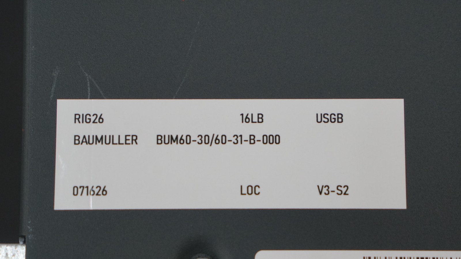 BAUMULLER BUM60-30/60-31-B-000 Servo Drive Amplifier BUM60-A-SM-0110-B