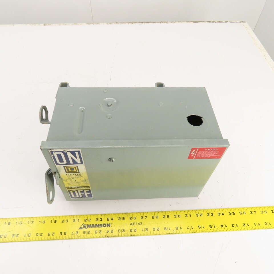 Square D PQ-3603G I-Line Fusible Busway Plug Switch Unit 30A 3P 3W 600V
