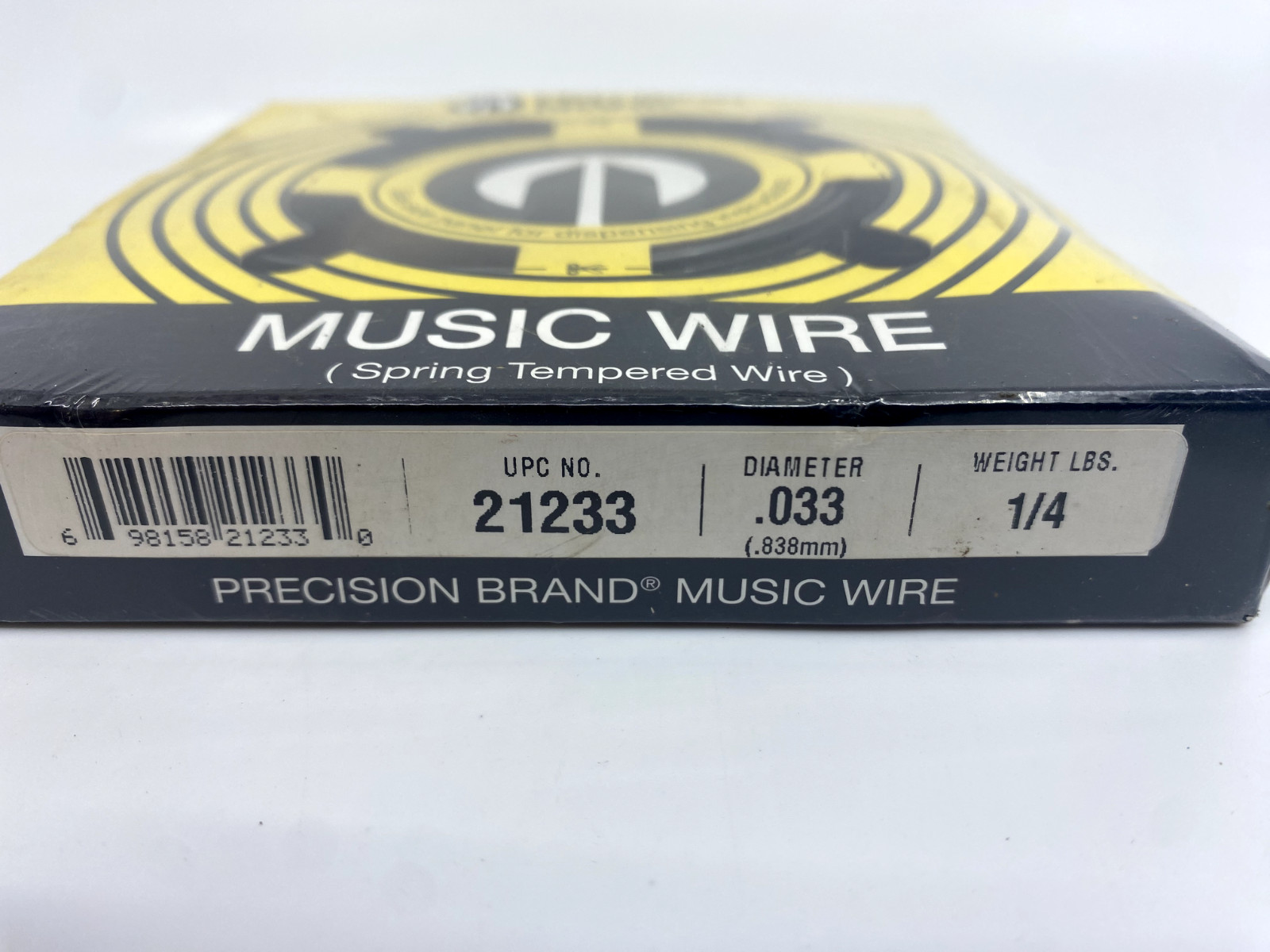 Precision Brand Music Wire 21233, 0.033 Diameter, 1/4 lbs