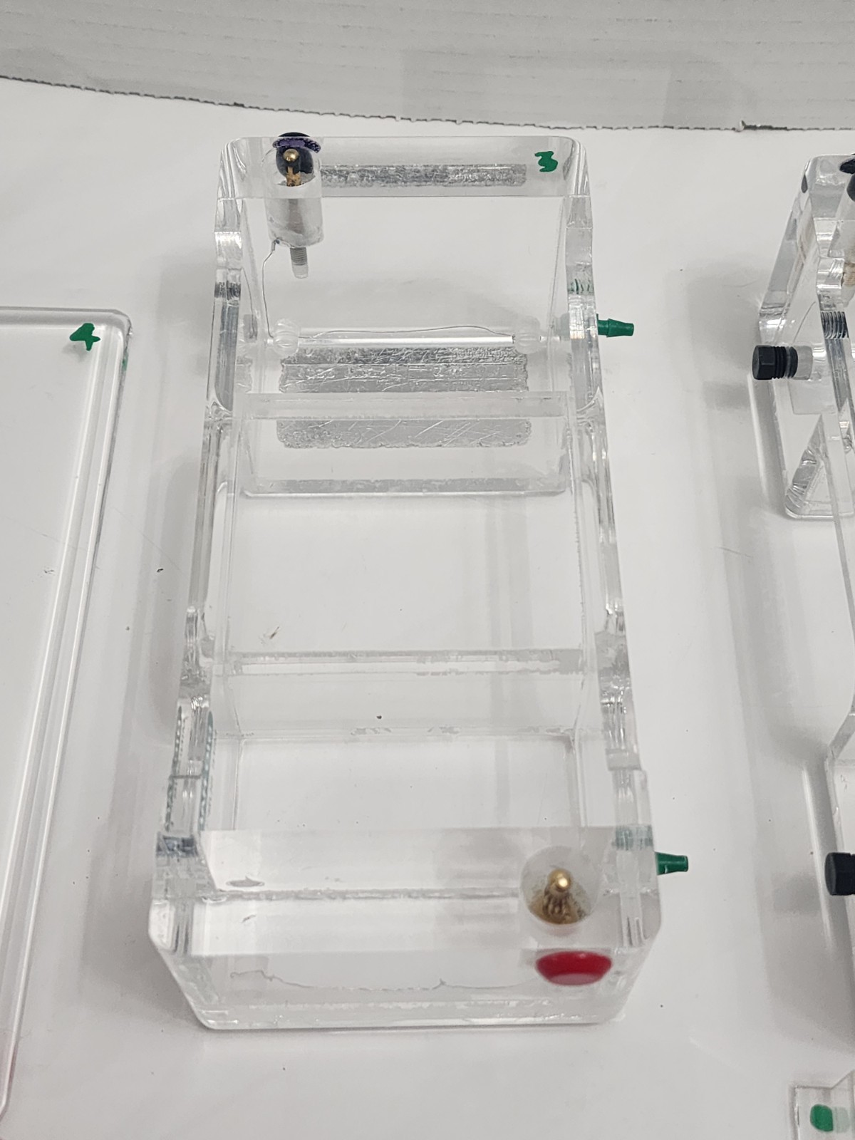 QTY 2 Bio-Rad Mini Sub DNA Cell Horizontal Electrophoresis 1000 VDC CLEAN! PBIN