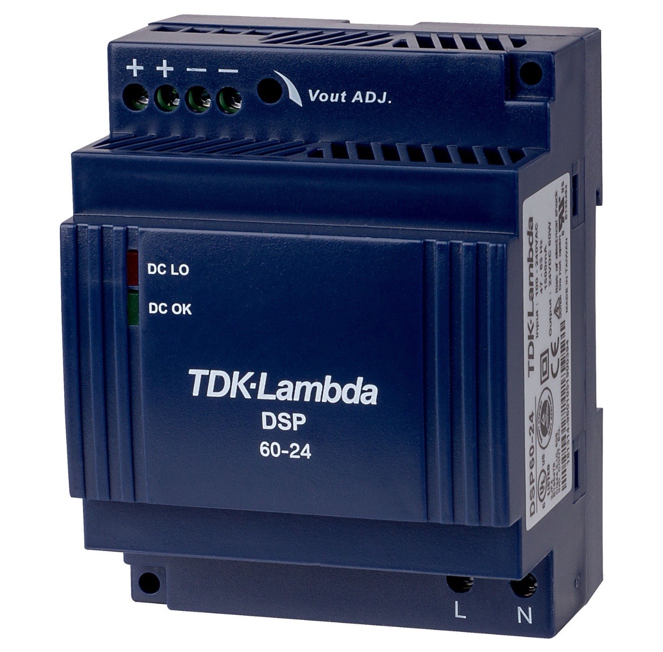 Legrand Vantage DMX-DALI-Gateway & TDK-Lambda DSP60-24 DIN Rail Power Supply