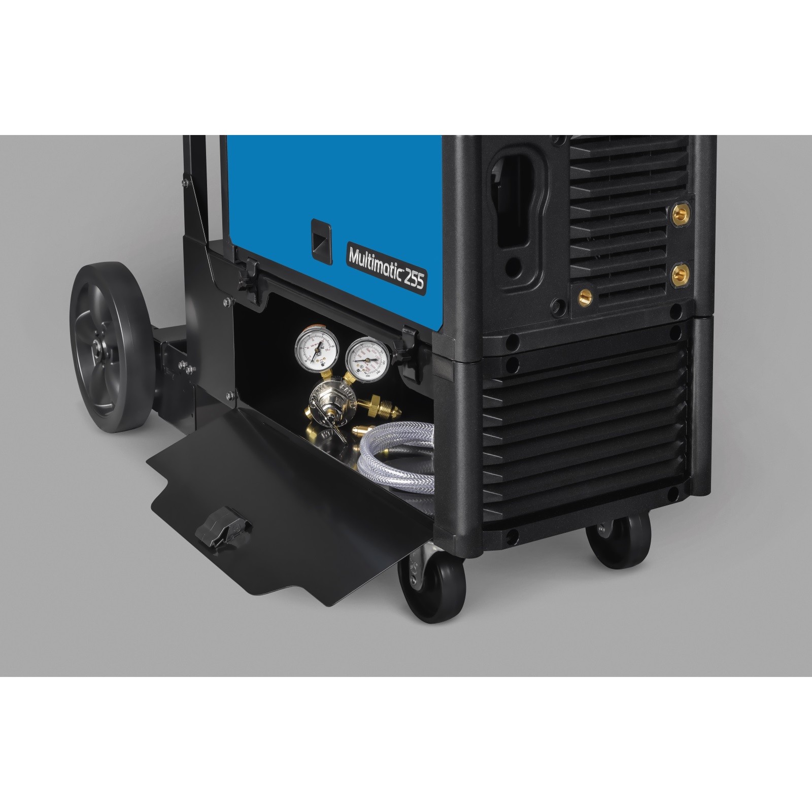 Miller Millermatic 255 MIG/Pulsed MIG Welder- 208/240V w/Running Gear (951766)