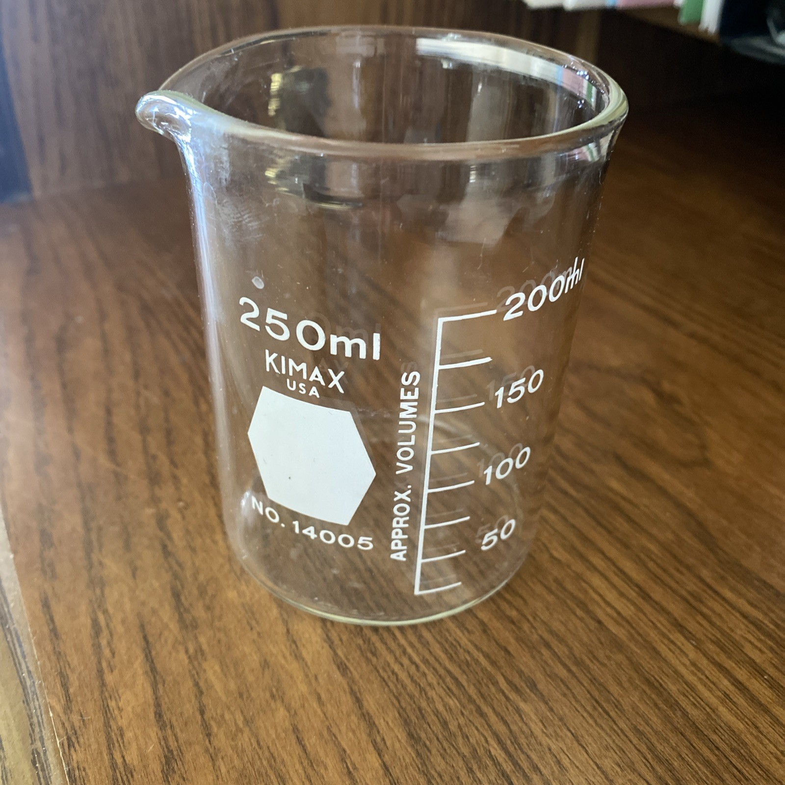 Kimax Kimble USA 250ml Beakers 14005 with Spout (Lot of 1) –