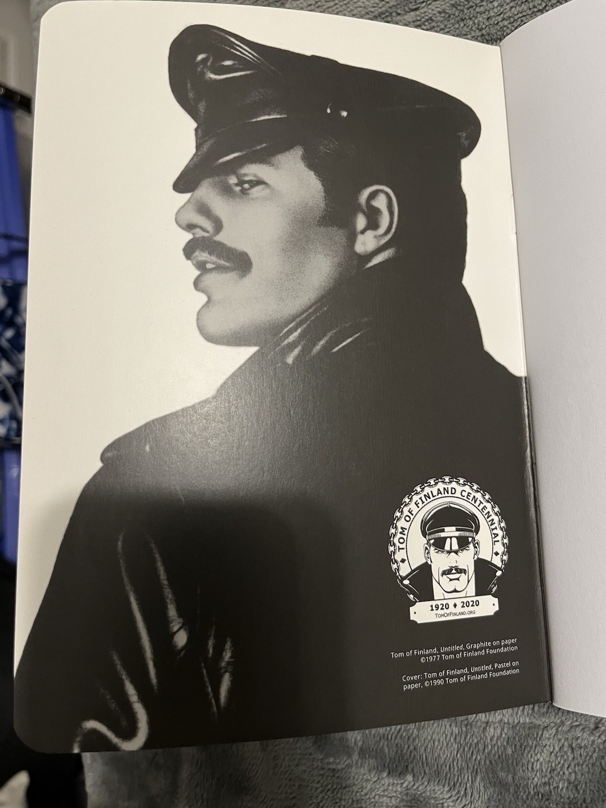 Collectible Art Journal by TOM of FINLAND Foundation Writing Drawing Note Pad