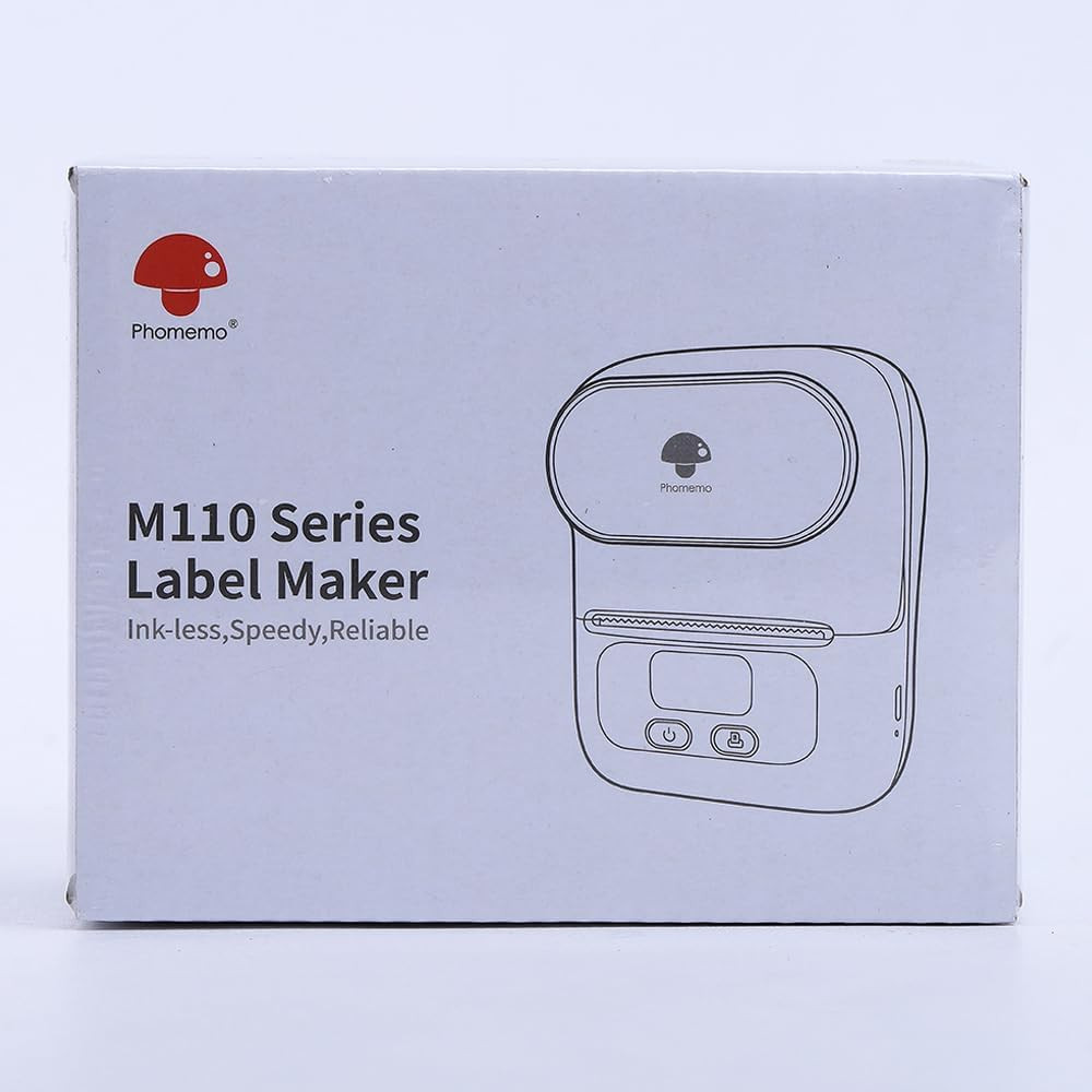 Phomemo M110 Label Makers – Barcode Thermal Bluetooth Label Printer