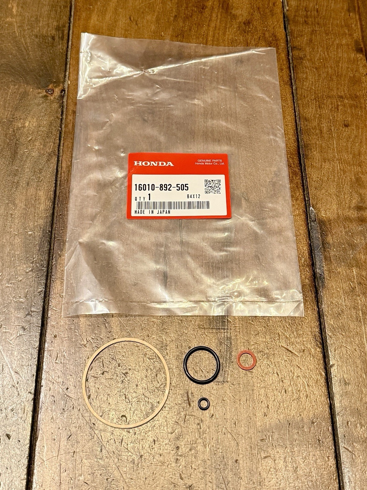 HONDA Carburetor Gasket Kit EM500 EM600 F200 G100 HR17 16010-892-505 Genuine OEM
