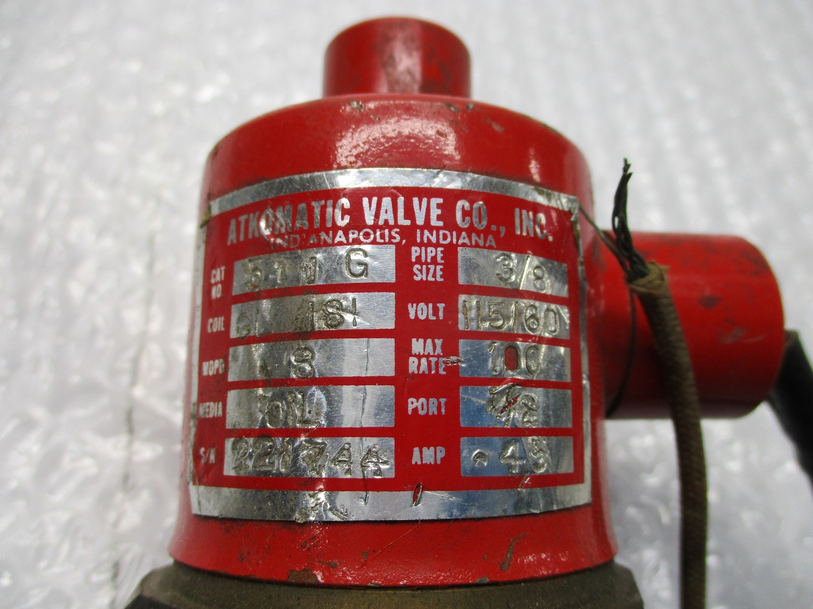 ATKOMATIC 521G 3/8″ VALVE NSNP