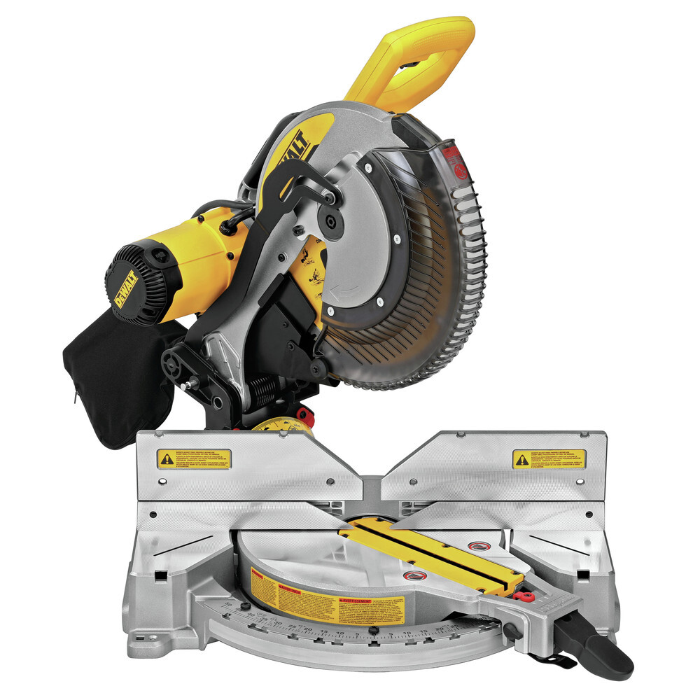 DEWALT DWS716R 15A 2-Bevel 12″ Corded Compound Miter Saw Certified Refurbished