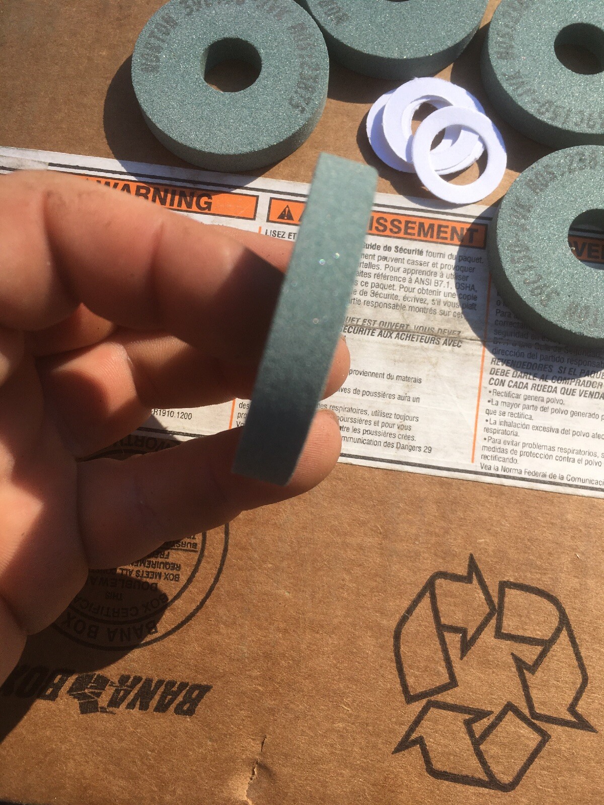 5: Norton 39C150-JVK 2” x .330 x 5/8 Silicone Carbide Tool Post Grinder Wheel