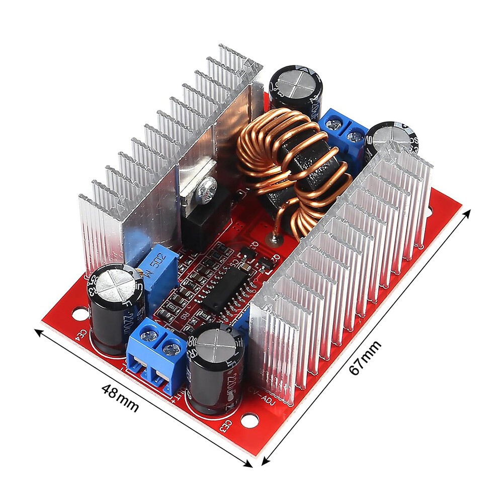 2Pack 400W 15A DC-DC Step Up Boost Voltage Converter Power Supply Module Drive